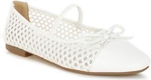 London Rag Omela Ballerina Flat in White at Nordstrom Rack, Size 10