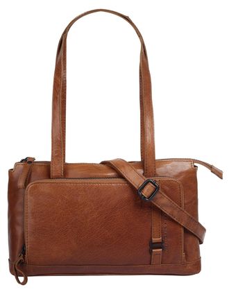 Spikes & Sparrow Henkeltasche SPIKES & SPARROW, Damen, Gr. B/H/T: 30cm x 18cm x 4cm onesize, braun (cognac), Leder, Taschen Henkeltasche, echt Leder