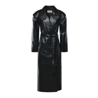 Frankie Shop Oversized Trenchcoat - Dames - Mantels - Zwart - Maat: M