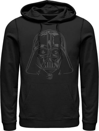 Star Wars Mens Star Wars Darth Vader Helmet Pull Over Hoodie in Black at Nordstrom, Size Xx-Large
