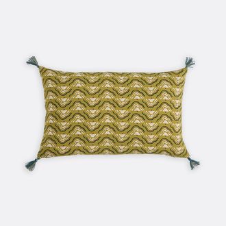 La Redoute Interieurs Rechthoekige kussenhoes, bedrukt katoen, YASUO
