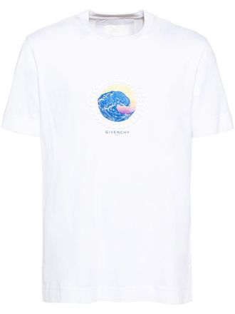 Givenchy T-shirt met grafische print - Wit