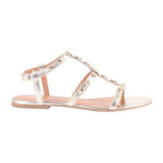 Via Roma 15 Schoenen, Dames, Geel, 37 EU, Leer, Sandalo Rombetti