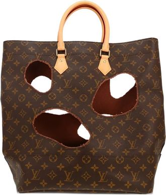 Louis Vuitton x Comme des Garçons by Rei Kawakubo Borsa shopper con monogramma - Marrone