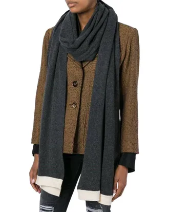 Chanel 90S Pure Cashmere Scarf (Authentic Pre-Loved)