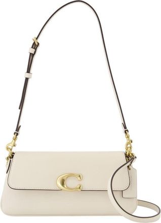 Coach Womens Jet Shoulder Bag White Calfskin