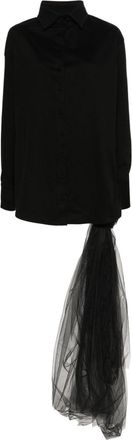 Atu Body Couture sash-detail mini dress - women - Elastane/Cotton - L - Black