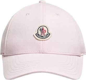 Moncler Cap - Dames - Petten - Roze - ONE Size - Katoen - Accessoires