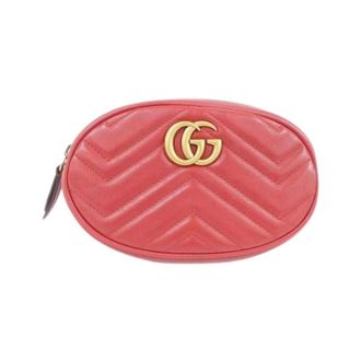 Gucci Pre-owned Belt Bags, female, Red, Size: ONE SIZE Pre-owned GG Marmont Fanny pack