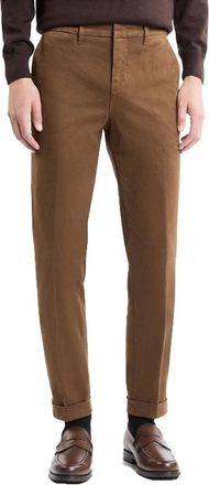 Fay Chinos, male, Brown, Size: W40 Stylish Blue Trousers