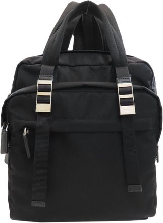 Prada Black Nylon Backpack (Pre-Owned)