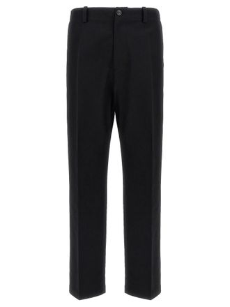 ボトムスその他 MONCLER FW24 Graphite wool blend pant (2A00006597SR 786) Moncler Womens Graphite Wool Blend Pant in Grey | Size 38