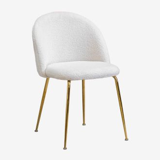 Sklum Pack De 2 Sillas De Comedor Tapizadas Y En Acero Kana Design Sklum