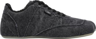 Maison Margiela Anatomic Canvas Sneaker - Heren - Sneakers - Zwart - 42 EU - Katoen - Schoenen