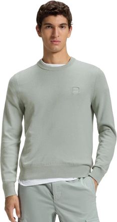 HUGO BOSS Truien & Vesten, Heren, Groen, XL, Katoen, Kanovano Sweater