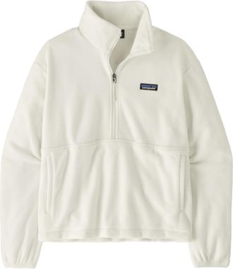 Patagonia Womens Micro D 1/2-Zip Fleece Pullover, Birch White Bcw, Medium