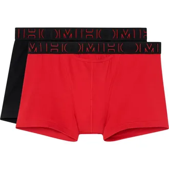 HOM Boxerlines 2 Boxer Briefs HO1 in Black/red at Nordstrom, Size Xx-Large