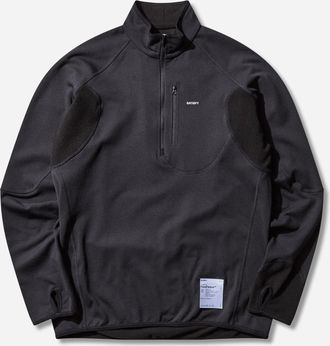 SATISFY Men s FuzzFleece Half-Zip Sweatshirt Black