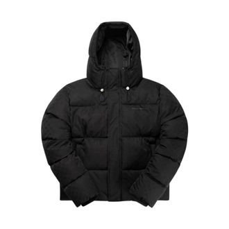 Daily Paper Clothing Winter Jackets, male, Black, S, Monogram Puffer Jacket
