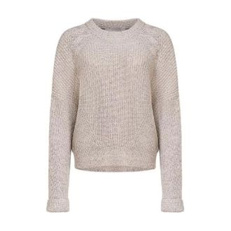 D.exterior Round-neck Knitwear, female, Beige, L, Stylish Jackets Collection