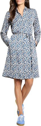 Nic+Zoe NIC+ZOE Brushstrokes Long Sleeve Devon Dress