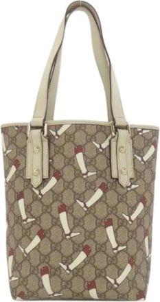 Gucci Pre-owned Tote Bags, female, Multicolor, Size: ONE SIZE Pre-owned Vintage Tote Bag