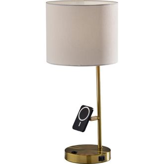 Adesso Wyatt Supercharger Desk Lamp in Antique Brass at Nordstrom
