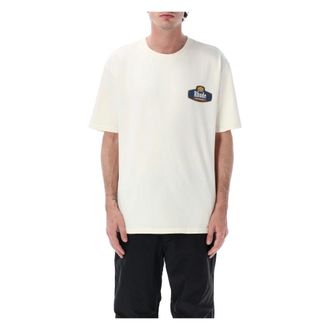 Rhude Racing Crest Tee - male - Rhude - T-Shirts - White - S - Tops