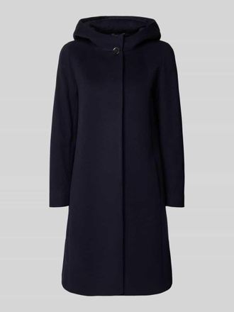 Cinzia Rocca Mantel mit Kaschmir-Anteil in Marine, Gr&ouml;&szlig;e 46