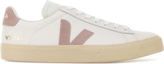 Veja White Leather Campo Sneakers