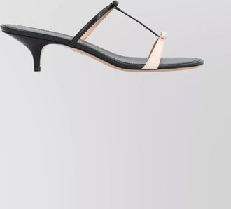 Ferragamo bow leather mules