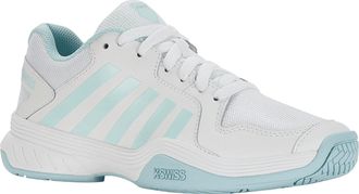 K-Swiss Womens Court Express Pickleball Shoe In White/blue Glow