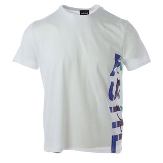 Just Cavalli Heren T-Shirt In Wit