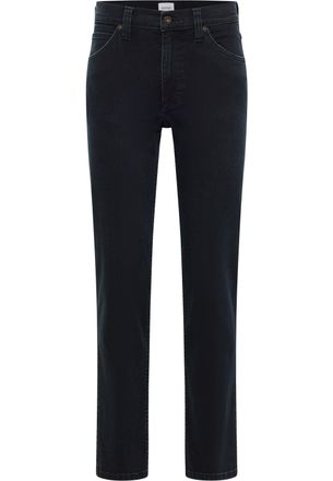 Mustang Straight-Jeans MUSTANG Herren Style Tramper Straight, Herren, Gr. 35, L&auml;nge 34, blau (983 dunkelblau), Denim/Jeans, 98% Baumwolle, 2% Elasthan, unifar