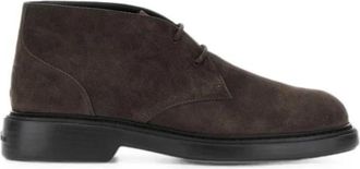 Hogan H704 Allacciato 2 Fori - Heren - Enkellaarsjes - Bruin - 42 1/2 EU - Schoenen
