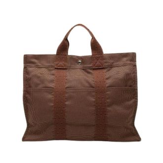 Herm&egrave;s Pre-owned Herline MM - Dames - Pre-owned - Bruin - Maat: ONE Size