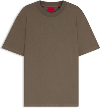HUGO BOSS Relaxed-fit T-shirt in cotton with logo print
