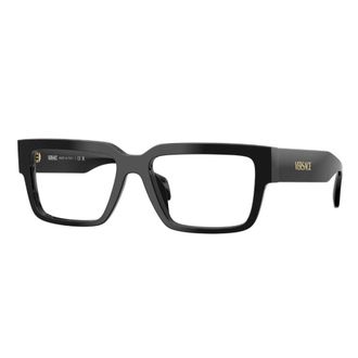 Versace Accessoires, unisex, Zwart, ONE Size, Ve 3374U Optisch Montuur