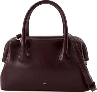 Osoi Boat Brot Handtas - Dames - Handtassen - Rood - ONE Size - Leer - Tassen