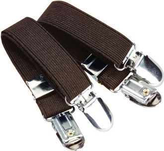 Dublin Elastic Jodhpur Clips, Brown