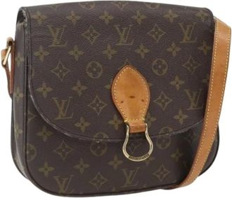 Louis Vuitton Pre-owned Cross Body Bags, female, Brown, Size: ONE SIZE Pre-owned Vintage Canvas Cross Body Bag