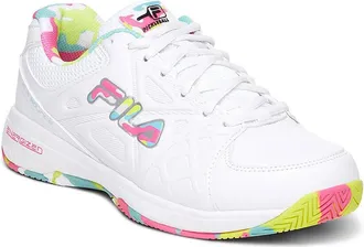 Fila Double Bounce 3 5PM00605-199 Sneaker Womens White Pickleball Shoes ACAD149