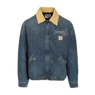 Carhartt Work in Progress OG Detroit Jacket - Heren - Spijkerjassen - Blauw - L - Katoen - Jassen