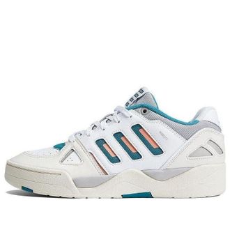 adidas Midcity Low Basketball Shoes White Grey Aqua ID5403