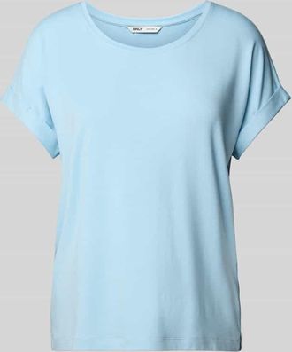 Only Comfort Fit T-Shirt aus Viskose-Mix Modell MOSTER in Hellblau, Gr&ouml;&szlig;e XS