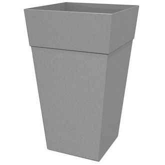 Bloem 25 Tall Finley Tapered Square Planter, Cement in Gray at Nordstrom