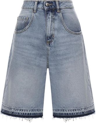 Icon Denim Los Angeles Lulu Denim Shorts - Dames - Denim shorts - Blauw - W24 - Denim - Korte Broeken