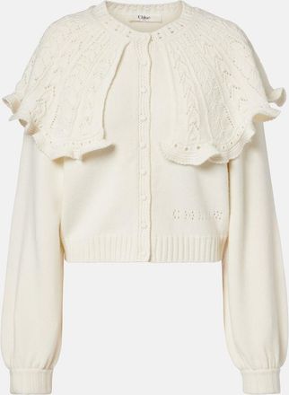 Chlo&eacute; Chlo&eacute; Cardigan in lana e cashmere