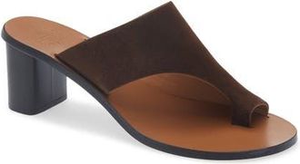 ATP Atelier Rosate Toe Loop Sandal in Walnut at Nordstrom, Size 10Us