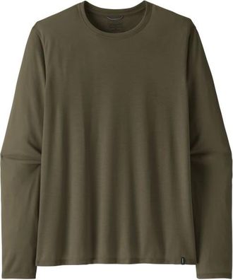Patagonia Long-Sleeved Capilene Cool Trail Shirt Funktionsshirt f&uuml;r Herren | braun